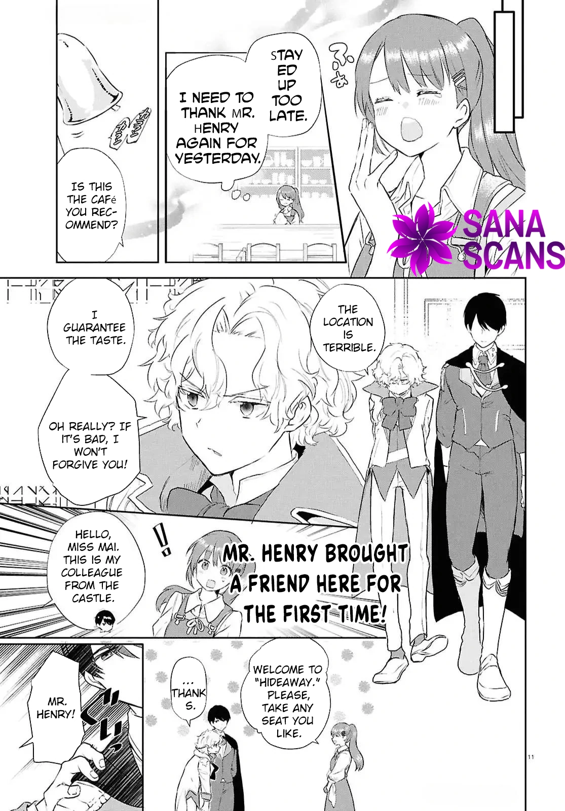 The Hideaway Café: The Mage by Accident and the Visiting Royal Secretary Chapter 3 Page 10